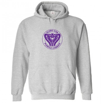 Globo Gym Purple Cobras Classic Unisex Kids and Adults Pullover Hoodie for Dodgeball Movie Fans